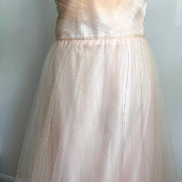 NWT BHLDN SOFT PINK TULLE BALLETCORE EVENING PRINCESS BRIDESMAID GOWN - 12 - Picture 6 of 15